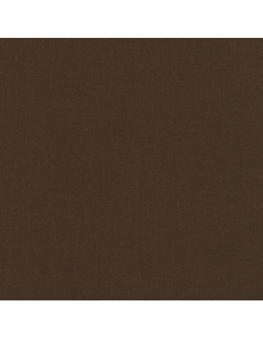 Tejido de algodón liso patchwork Kona - Coffee