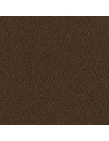 Tejido de algodón liso patchwork Kona - Coffee