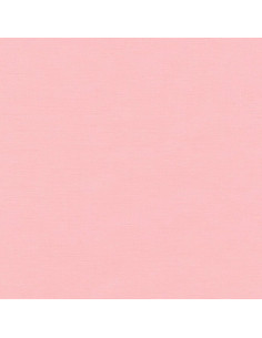 Tejido de algodón liso patchwork Kona - Rosa