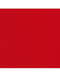 Tejido de algodón liso patchwork Kona - Rojo Chino