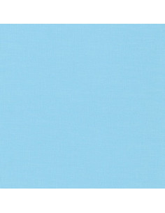 Tela de algodón lisa patchwork Kona - Spa Blue
