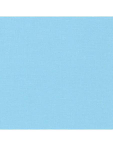 Tela de algodón lisa patchwork Kona - Spa Blue