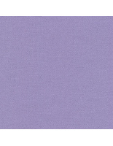 Tejido de algodón liso patchwork Kona - Lavanda