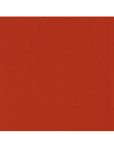 Tejido de algodón liso patchwork Kona - Paprika