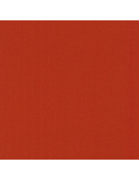 Tejido de algodón liso patchwork Kona - Paprika