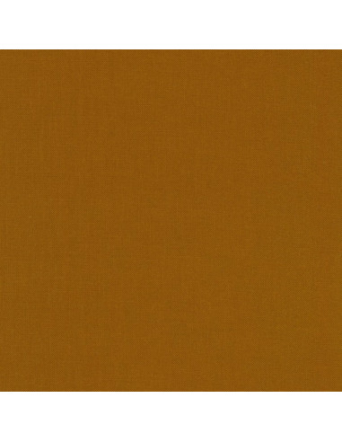 Tela de algodón lisa patchwork Kona - Roasted Pecan