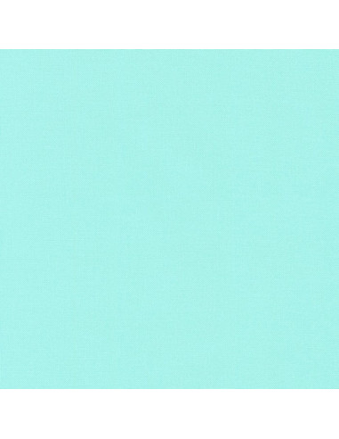 Tejido de algodón liso patchwork Kona - Aqua