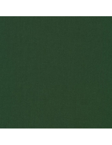 Tela de algodón lisa patchwork Kona - Hunter Green
