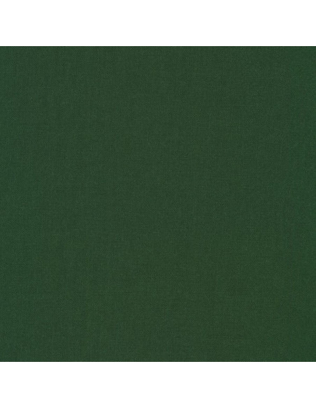 Tela de algodón lisa patchwork Kona - Hunter Green