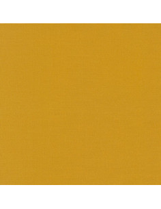 Tejido de algodón liso patchwork Kona - Curry