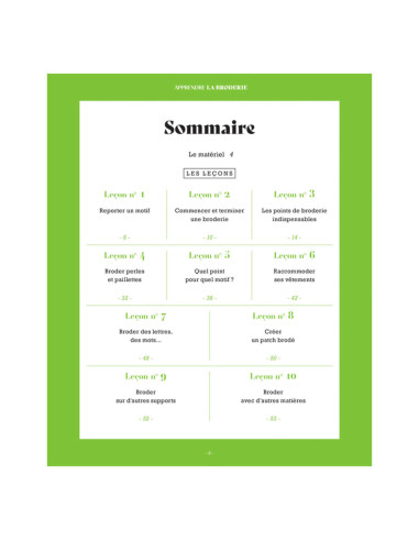 Libro aprender bordado en 10 lecciones