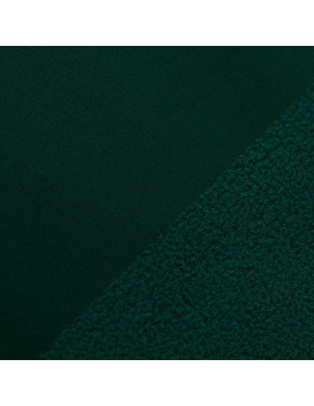 Tejido softshell repelente al agua con reverso de microforro polar - Verde botella