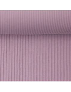 Tejido de punto fino de algodón acanalado - Lavanda 2