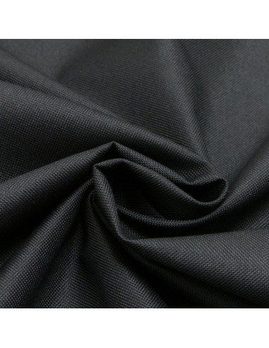 Tela de lona impermeable y ultra resistente - Negro