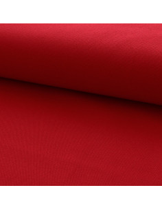 Lienzo de algodón semi-liso - Rojo