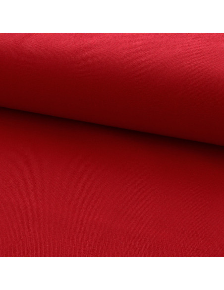 Lienzo de algodón semi-liso - Rojo