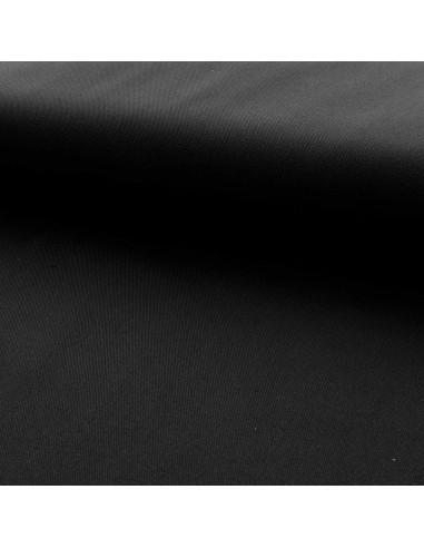 Lienzo de algodón semi-liso - Negro