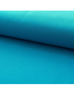 Lienzo de algodón semiliso - Azul turquesa