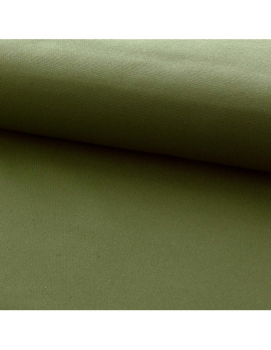 Lienzo de algodón semipesado - Verde musgo