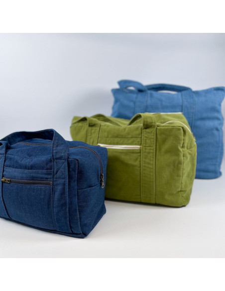 Patrón de bolsa y neceser de viaje - Ikatee