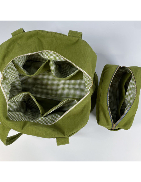 Patrón de bolsa y neceser de viaje - Ikatee