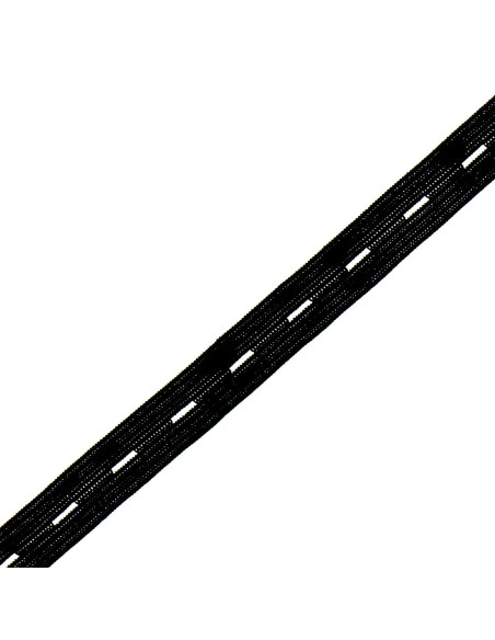 Elástico con ojal para niño - Negro