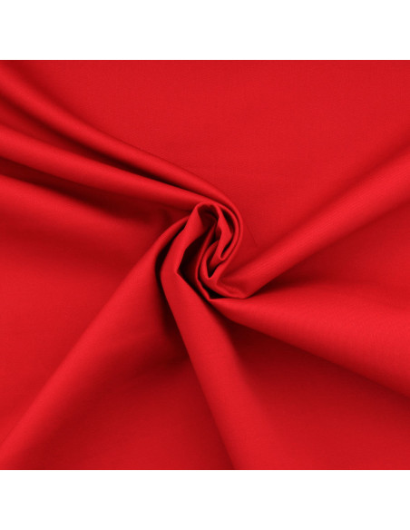 Tejido gabardina policotón - Rojo