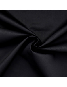 Tejido gabardina policotón - Negro