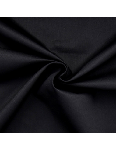 Tejido gabardina policotón - Negro