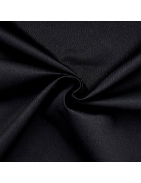 Tejido gabardina policotón - Negro