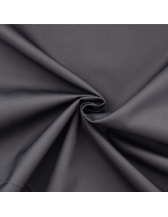Tejido gabardina policotón - Gris oscuro