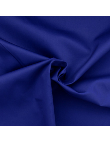 Tejido gabardina policotón - Azul cobalto