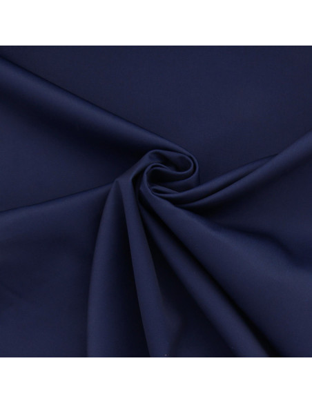 Tejido gabardina policotón - Azul marino