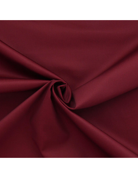 Tejido gabardina policotón - Burdeos
