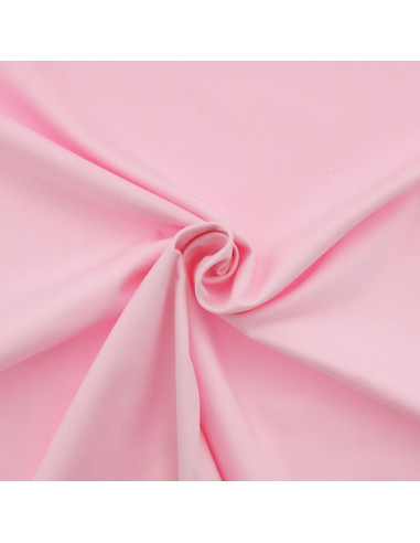 Tejido gabardina policotón - Rosa bebé