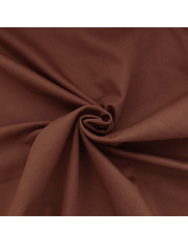 Tejido gabardina policotón - Marrón