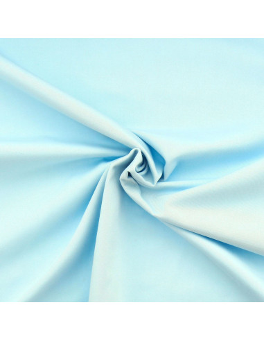 Tejido gabardina policotón - Azul bebé