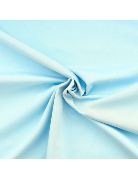 Tejido gabardina policotón - Azul bebé