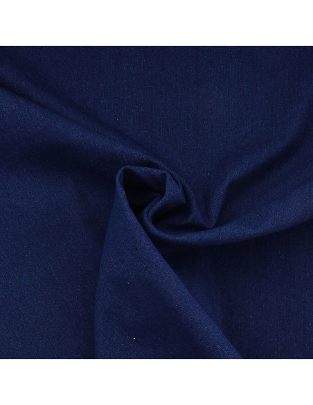 Tejido vaquero denim elástico - Azul oscuro
