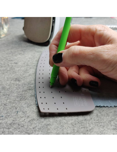 Regla de planchado de silicona para dobladillos