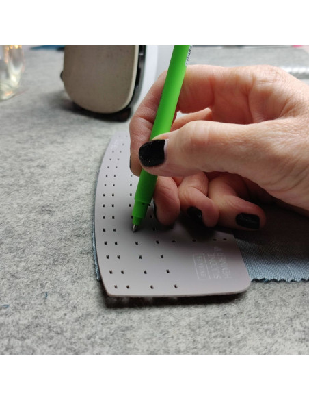 Regla de planchado de silicona para dobladillos