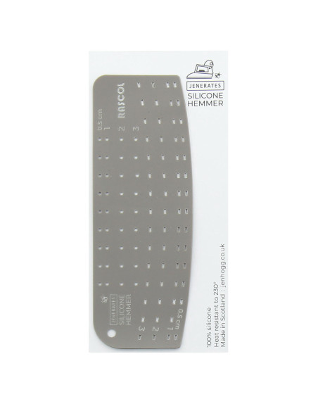 Regla de planchado de silicona para dobladillos