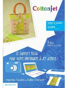 3 hojas de Cottonjet para coser algodón