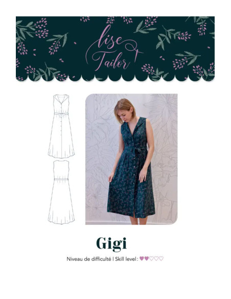 Patrón de vestido - Gigi - Lise Tailor