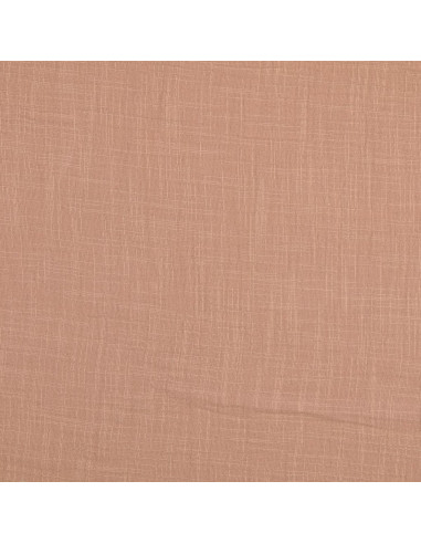 Tejido de doble gasa de algodón Vintage - Beige