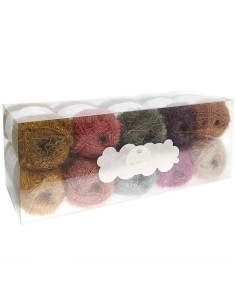Caja de 10 ovillos de hilo para crochet Creative Bubble - Earthy