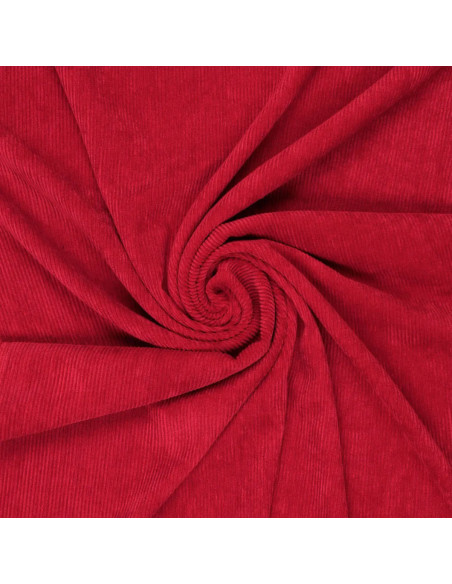 Tela de pana - Rojo