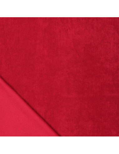 Tela de pana - Rojo