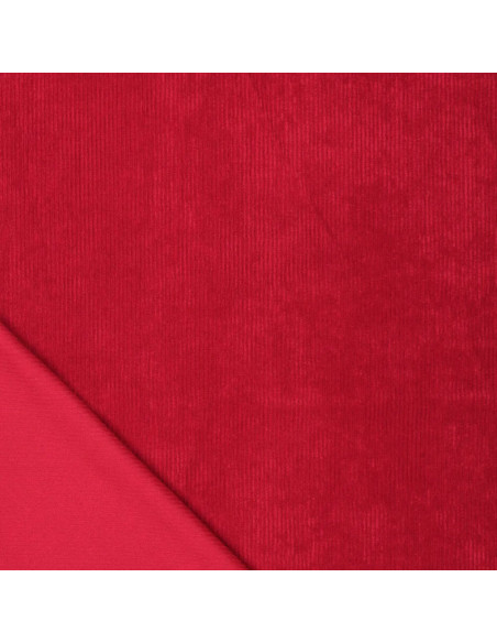Tela de pana - Rojo