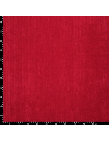 Tela de pana - Rojo